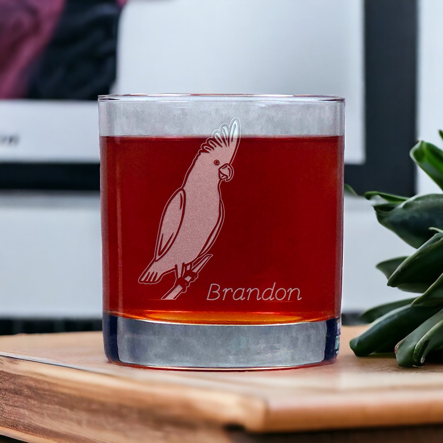 Personalized Whisky Glass - Copyright Hues in Glass