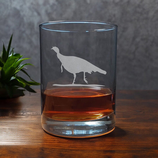 Turkey 13oz Whisky Glass - Design 2 - Copyright Hues in Glass