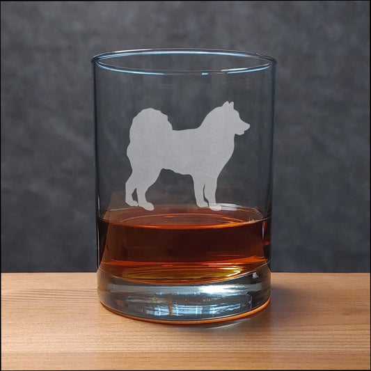 Alaskan Eskimo 13 oz Whisky Glass - Copyright Hues in Glass