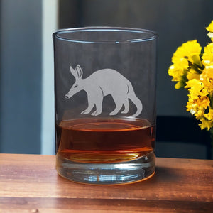 Aardvark 13 oz Whisky Glass - Copyright Hues in Glass