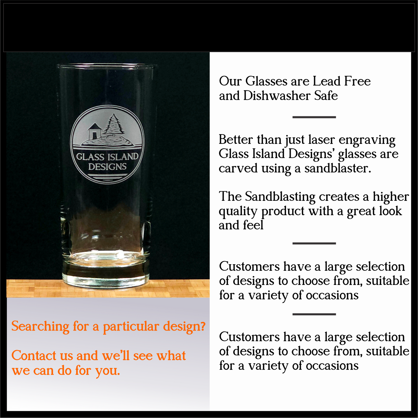 Personalized Compass Rose Cooler Glass – Etched Nautical Sandblasted Water Glass