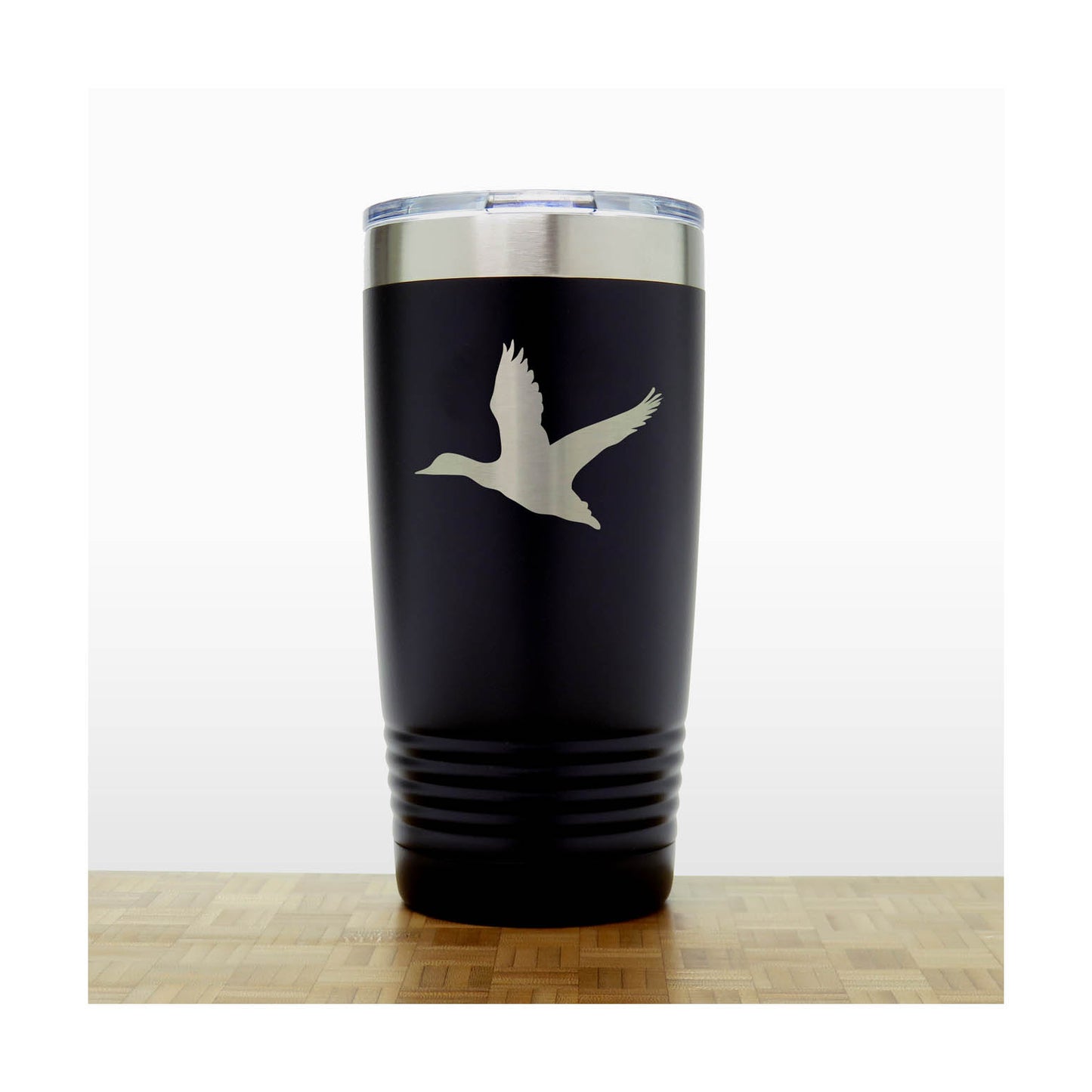 Black - Flying Duck 20 oz Insulated Tumbler - Copyright Hues in Glass