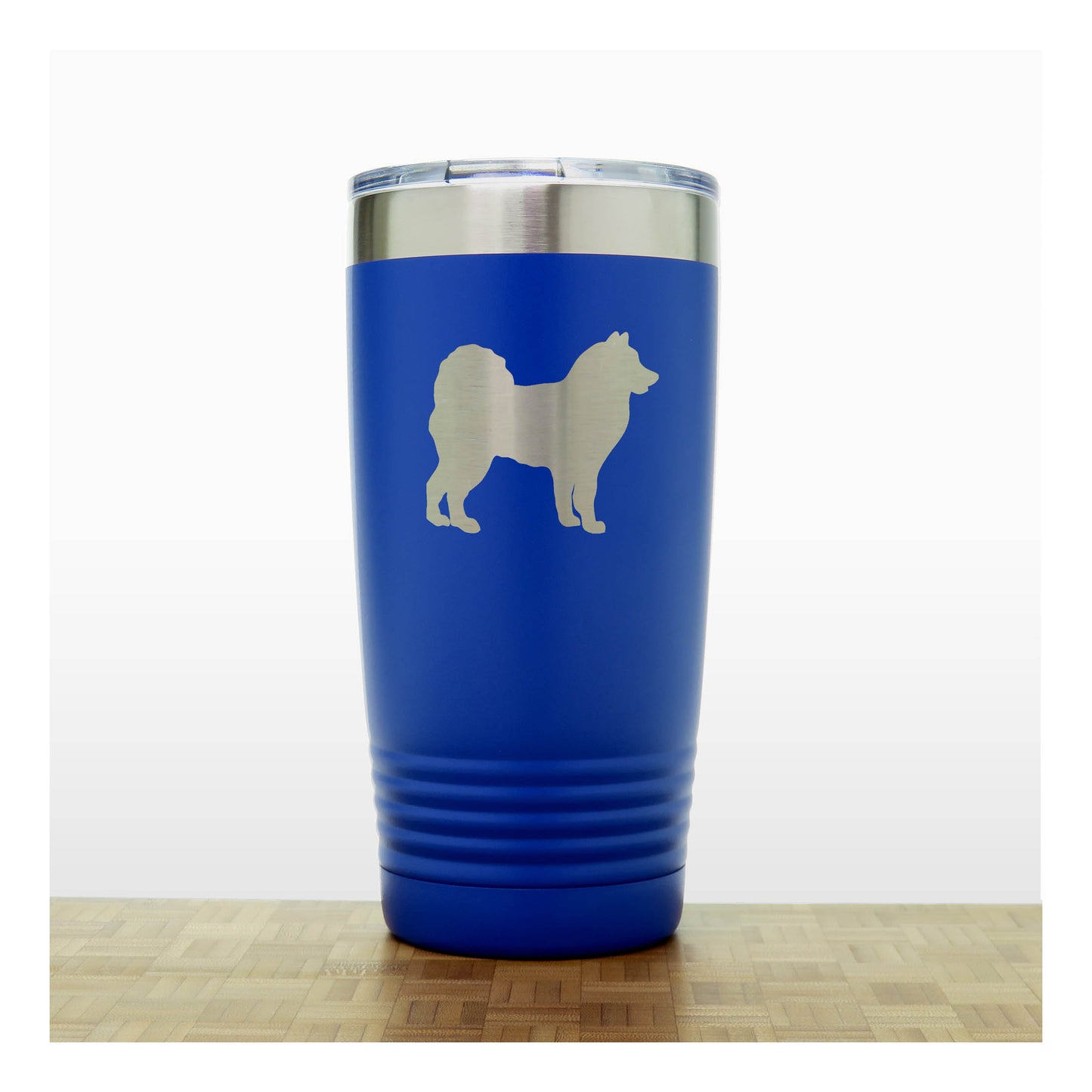 Blue - Alaskan Eskimo 20 oz Insulated Tumbler - Copyright Hues in Glass