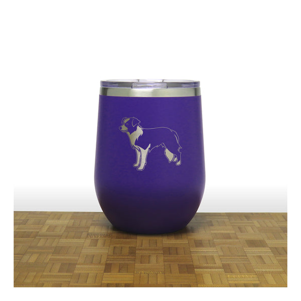 Purple - PC 12oz STEMLESS WINE - Copyright Hues in Glass