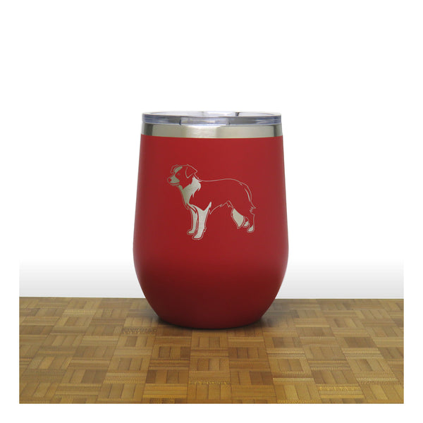 Red - PC 12oz STEMLESS WINE - Copyright Hues in Glass