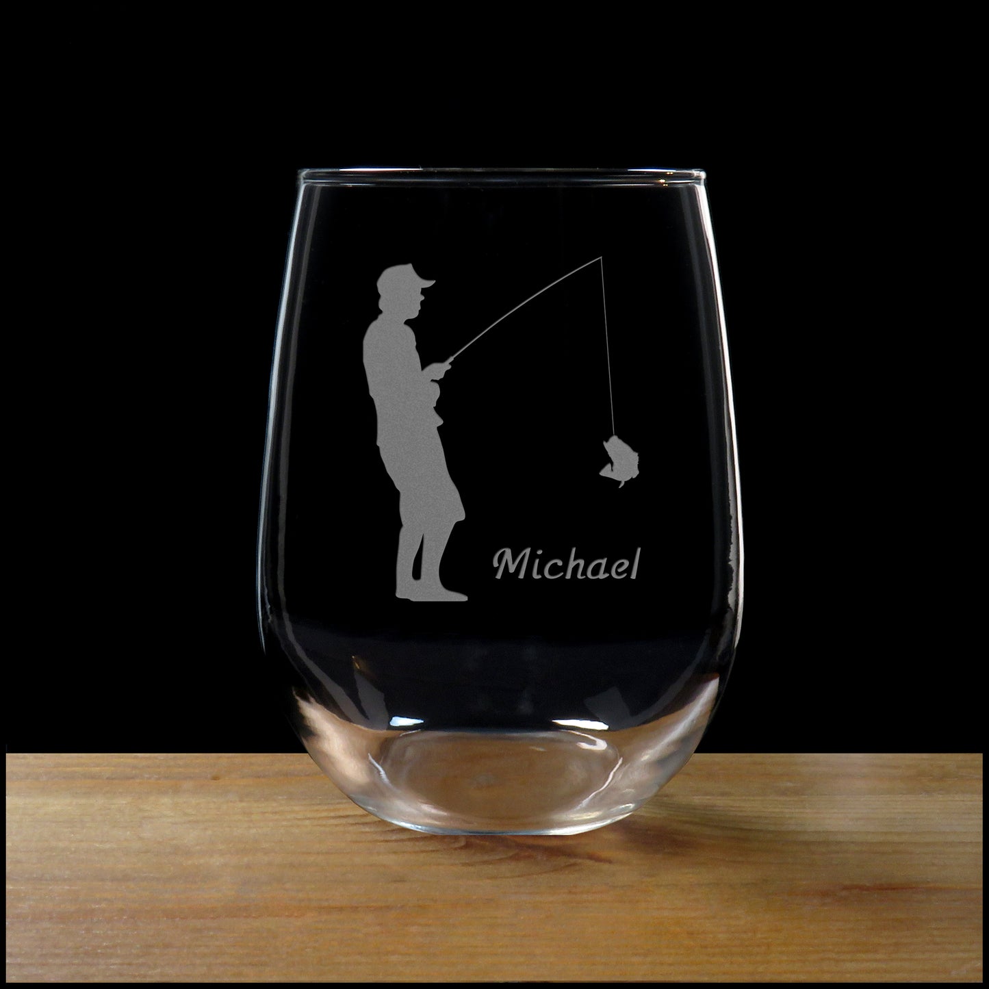 Fisherman 17oz Stemless Wine Glass