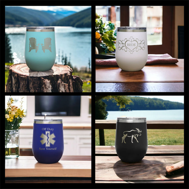 12 oz Wine Tumblers