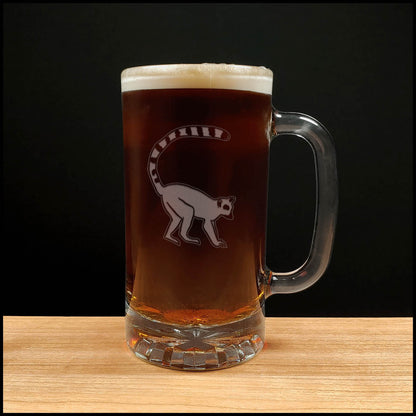 Lemur 16oz Beer Mug - Copyright Hues in Glass