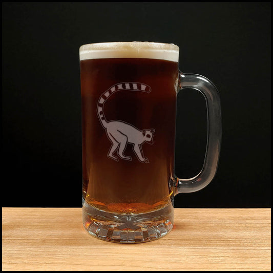 Lemur 16oz Beer Mug - Copyright Hues in Glass