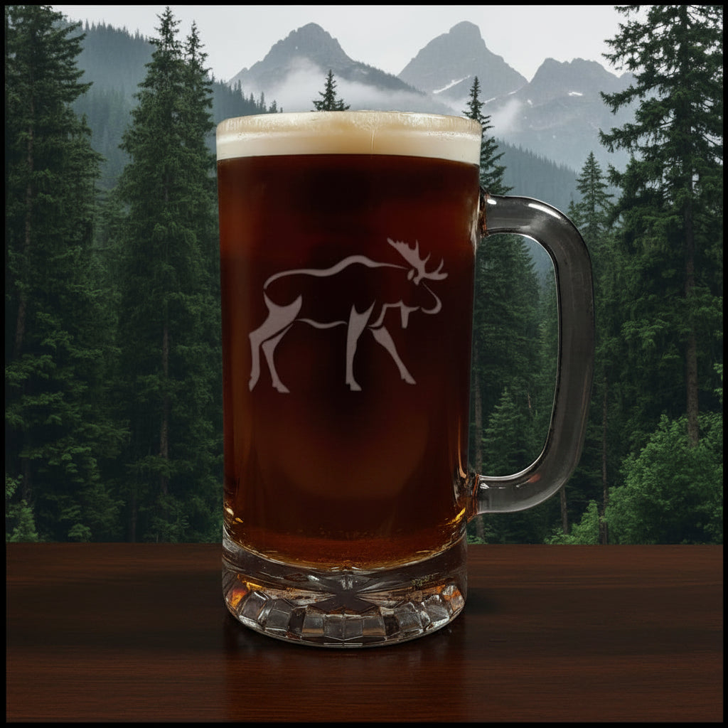 Moose 16oz Beer Mug 