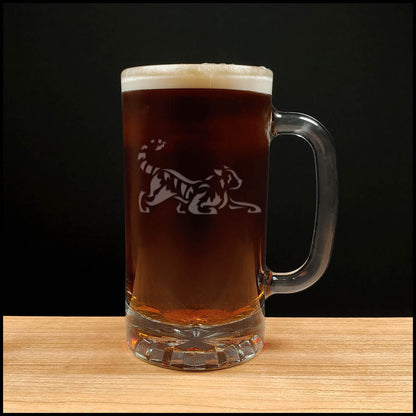 Tiger 16oz Beer Mug - Copyright Hues in Glass