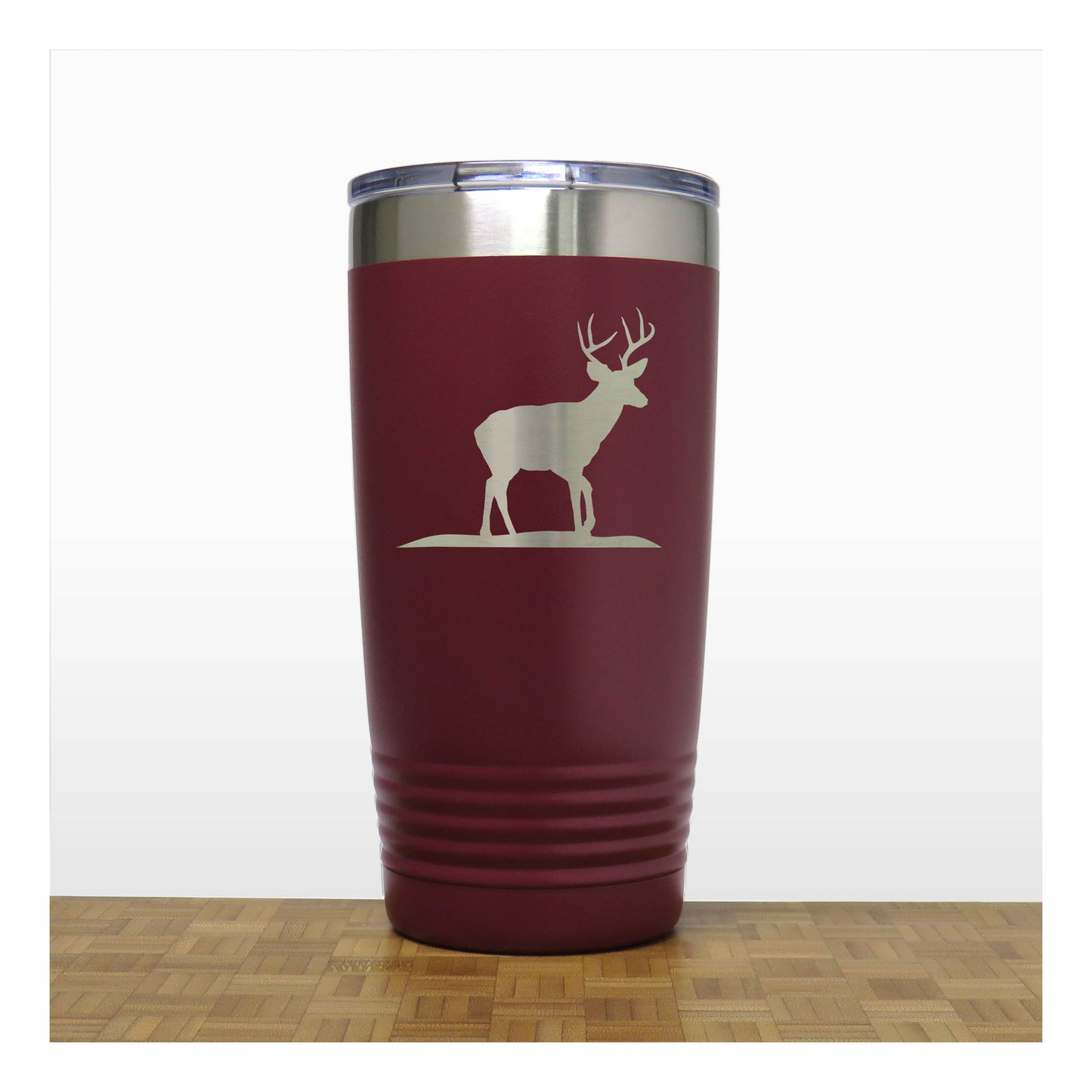 Stag Engraved Insulated 20oz Travel Tumbler