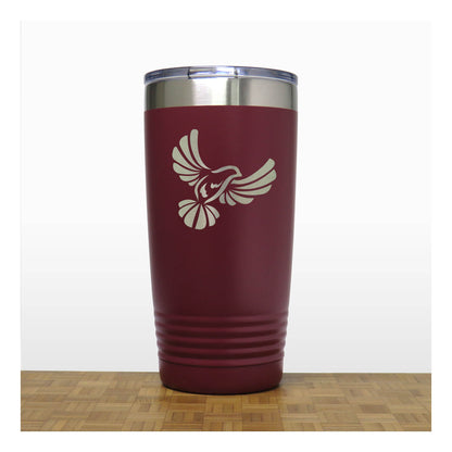 Personalized Dove Stainless Steel Tumbler – 20oz Insulated Travel Mug for Bird Lovers