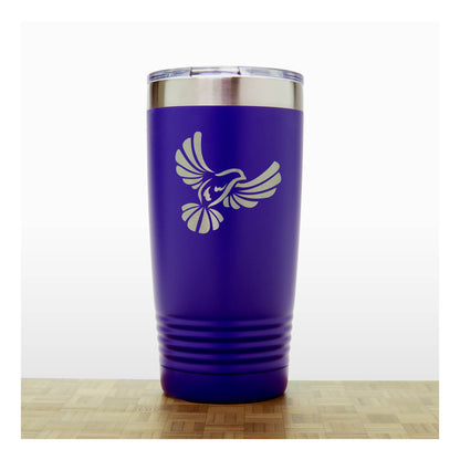 Personalized Dove Stainless Steel Tumbler – 20oz Insulated Travel Mug for Bird Lovers