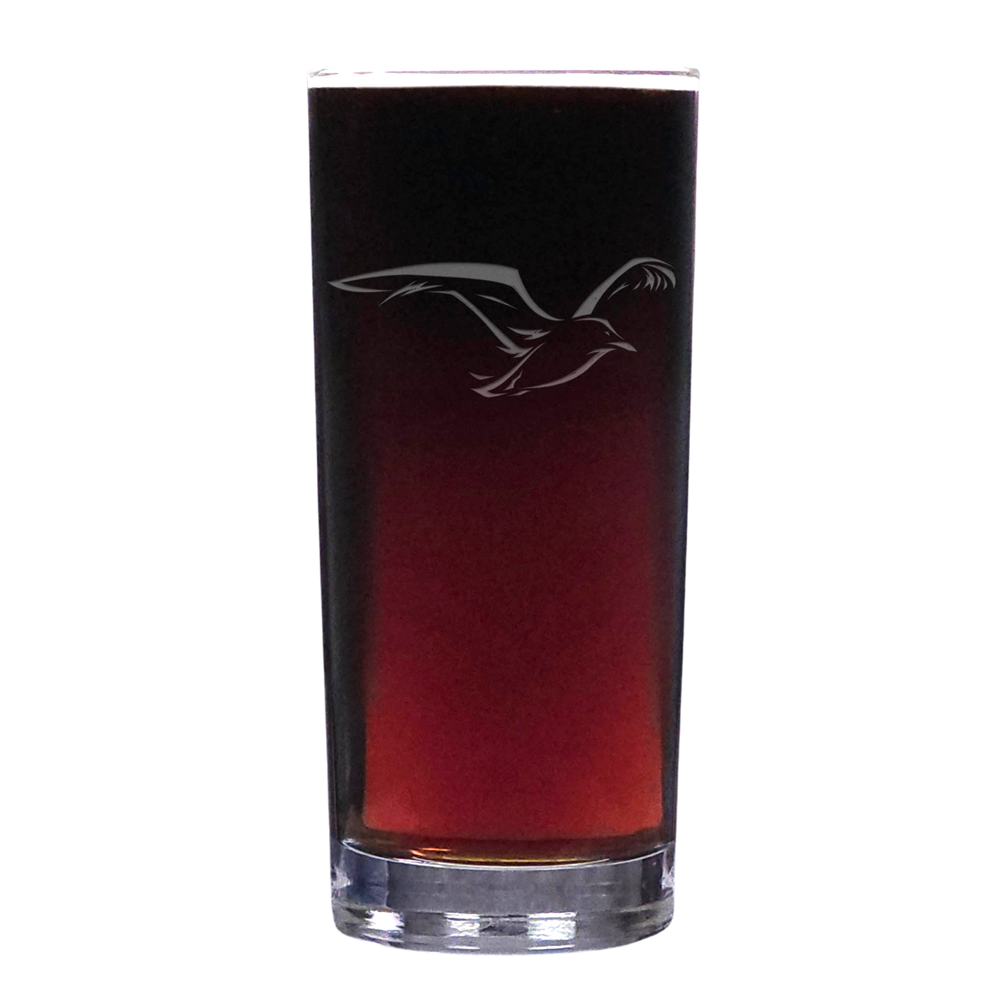 Seagull Bird Cooler Glass – Personalized Sandblasted Water & Cocktail Tumbler