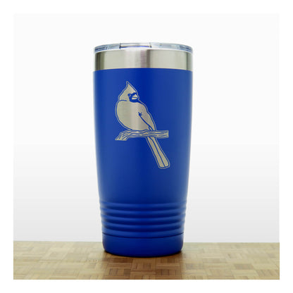 Personalized Cardinal Engraved 20oz Insulated Travel Tumbler – Stainless Steel Bird Lover Gift