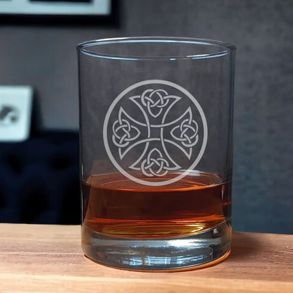 Celtic 13 oz Whisky Glass - Copyright Hues in Glass
