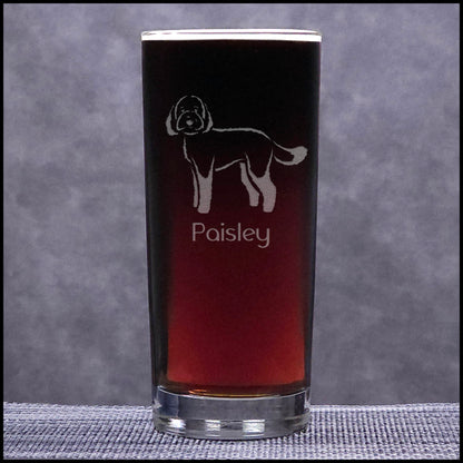 Australian Labradoodle Cooler Glass - 15oz Water & Cocktail Tumbler