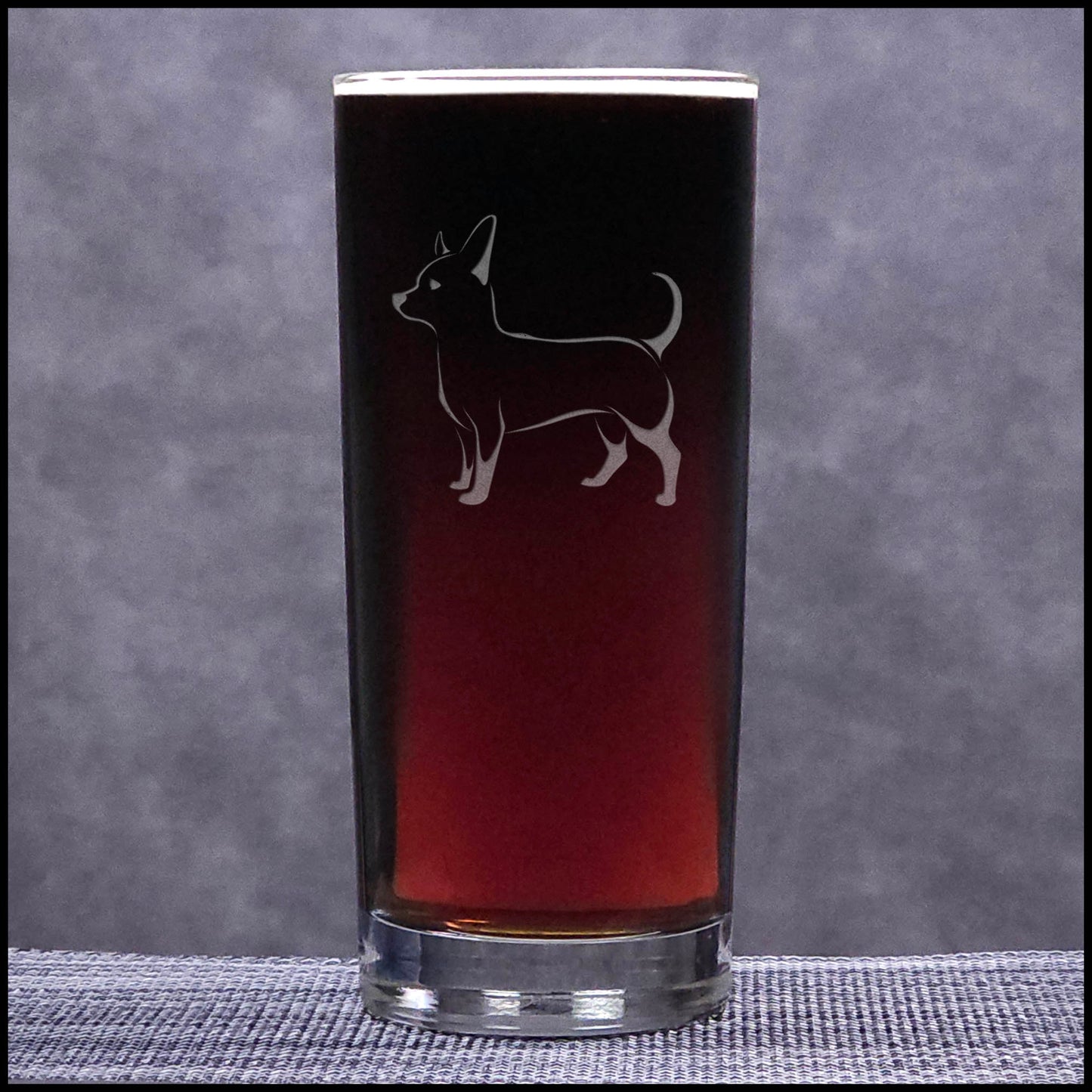 Personalized Poodle Cooler Glass – Engraved 15oz Cocktail & Water Tumbler