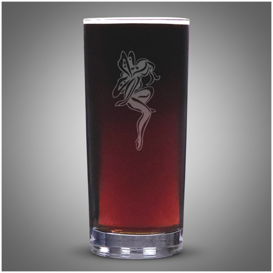 Fairy Cooler Glass – Engraved Fairy Tumbler – Fantasy Glassware Gift