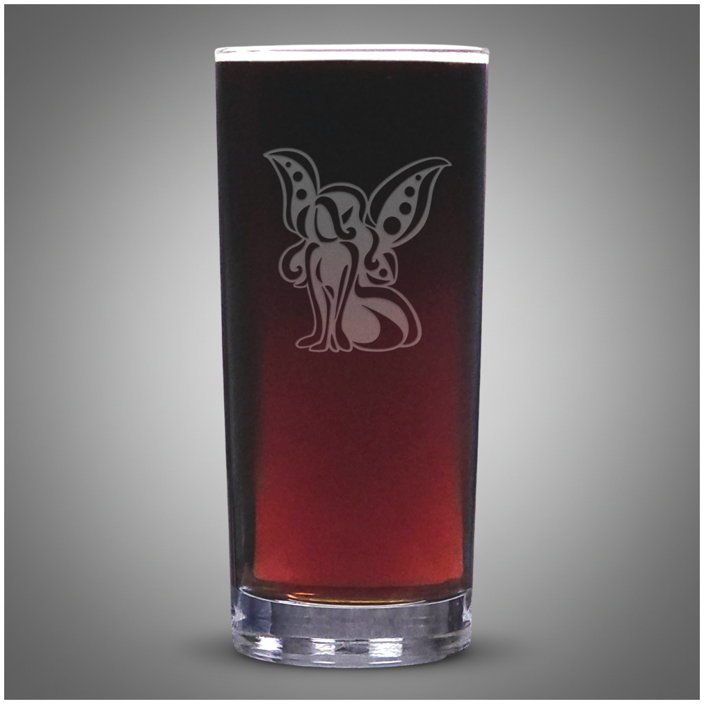 Magical Fairy Drink Glass – Engraved Fantasy Cooler Glass – Fairy Gift