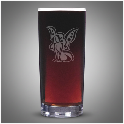 Magical Fairy Drink Glass – Engraved Fantasy Cooler Glass – Fairy Gift
