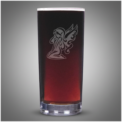 Enchanted Fairy Cooler Glass – Engraved Fantasy Drink Glass – Fairy Lover Gift