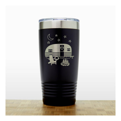 Orange - Camper 20 oz Insulated Tumbler - Copyright Hues in Glass