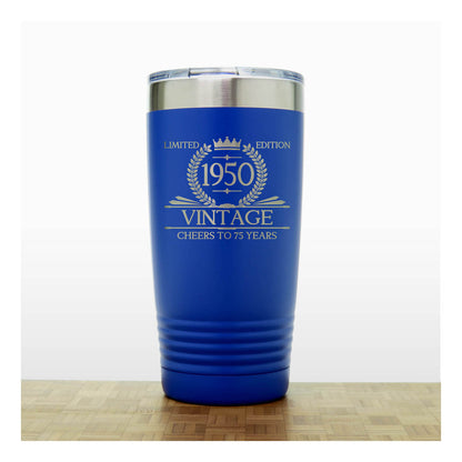 Vintage Aged to Perfection 20oz Stainless Steel Tumbler – Engraved Insulated Travel Mug