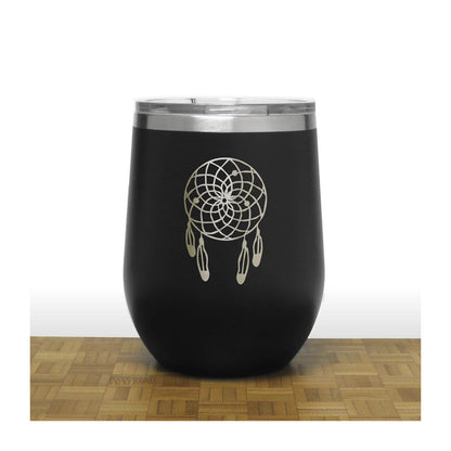 Dreamcatcher 12oz Insulated Wine Tumbler - Laser Engraved