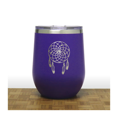 Dreamcatcher 12oz Insulated Wine Tumbler - Laser Engraved