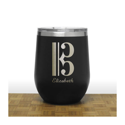 Alto Clef Music 12oz Wine Tumbler - Perfect for Musician Gift, and Choir Band Orchestra Teacher Travel Mug