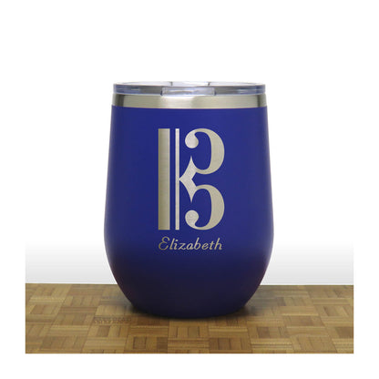 Alto Clef Music 12oz Wine Tumbler - Perfect for Musician Gift, and Choir Band Orchestra Teacher Travel Mug
