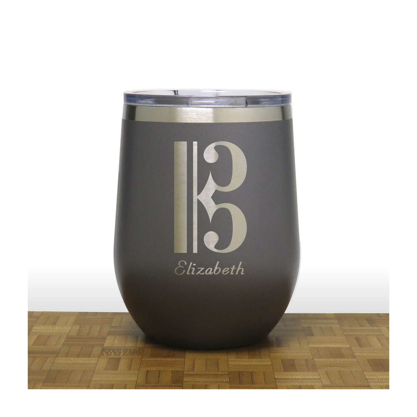 Alto Clef Music 12oz Wine Tumbler - Perfect for Musician Gift, and Choir Band Orchestra Teacher Travel Mug