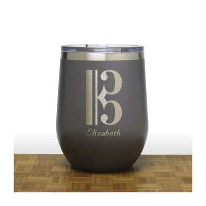 Alto Clef Music 12oz Wine Tumbler - Perfect for Musician Gift, and Choir Band Orchestra Teacher Travel Mug