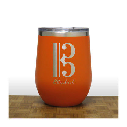 Alto Clef Music 12oz Wine Tumbler - Perfect for Musician Gift, and Choir Band Orchestra Teacher Travel Mug
