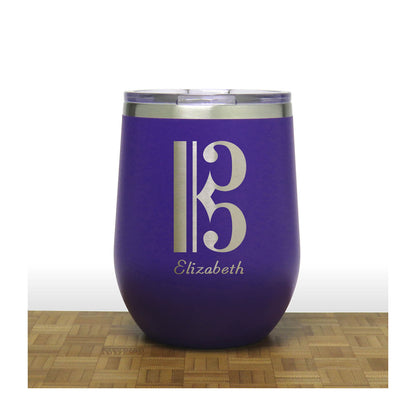 Alto Clef Music 12oz Wine Tumbler - Perfect for Musician Gift, and Choir Band Orchestra Teacher Travel Mug