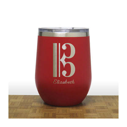 Alto Clef Music 12oz Wine Tumbler - Perfect for Musician Gift, and Choir Band Orchestra Teacher Travel Mug