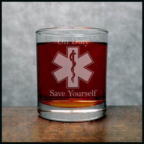 EMS Personalized 11oz Whisky Glass - Copyright Hues in Glass