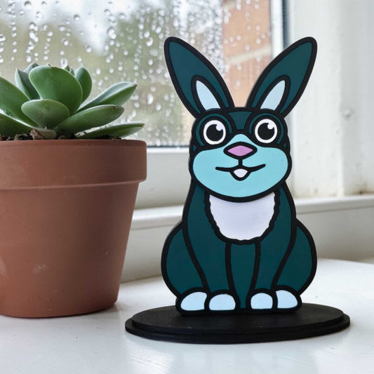 DIY Paintable Kit - Rabbit – Unfinished - Animal Shelf Sitter Craft for Kids & Adults