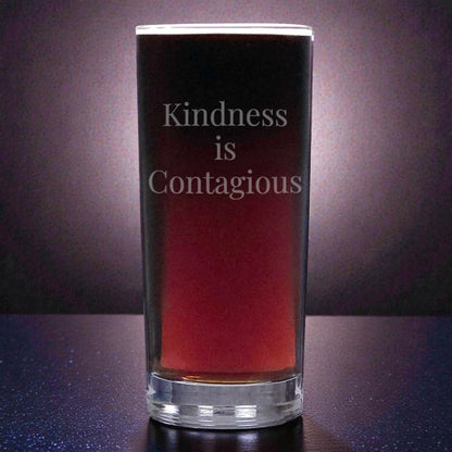 Custom Motivational Tumbler Glass – You are Enough - Sandblasted Etched  Water Glass