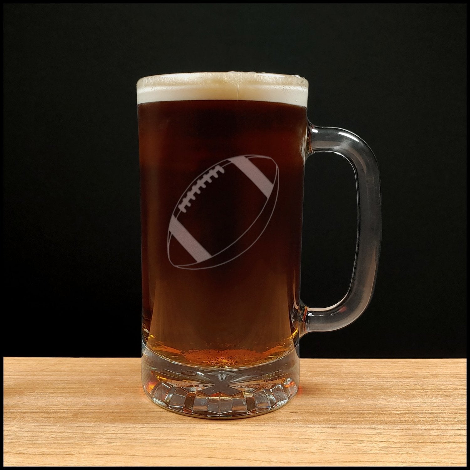 Football Ball 16oz Beer Mug