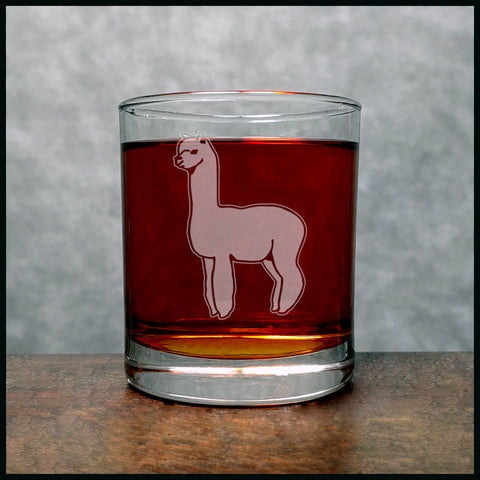 Alpaca Whisky Glass - Copyright Hues in Glass
