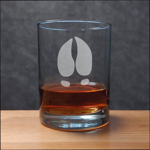 Moose Track 13 oz Whisky Glass - Copyright Hues in Glass