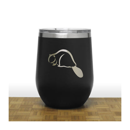 Black - Beaver PC 12oz STEMLESS WINE