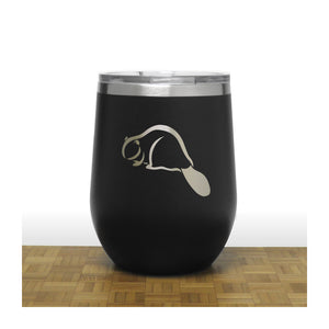 Black - Beaver PC 12oz STEMLESS WINE