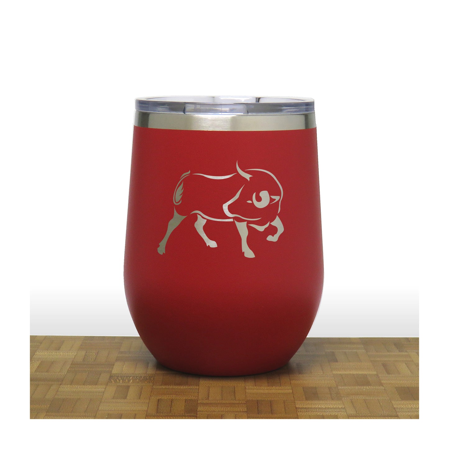 Red - Bull PC 12oz STEMLESS WINE