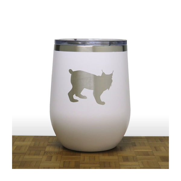White - Lynx PC 12oz STEMLESS WINE - Copyright Hues in Glass
