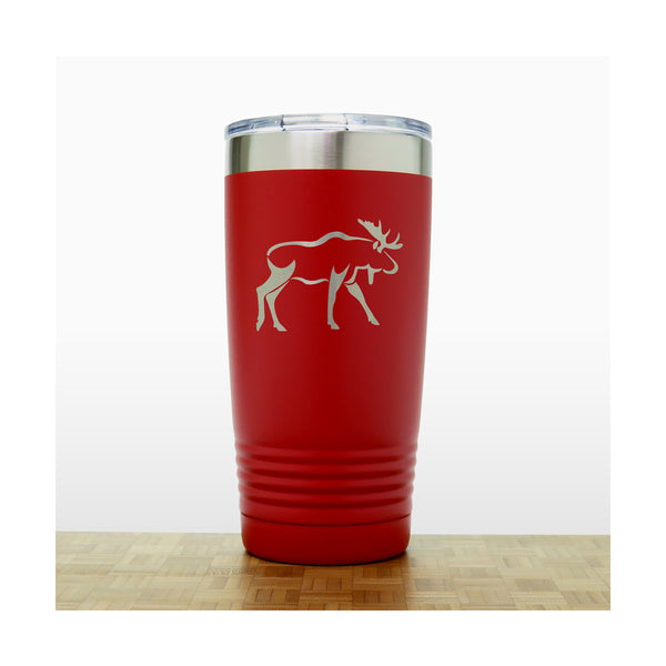 Red Moose 20 oz Insulated Tumbler - Copyright Hues in Glass