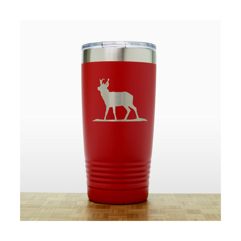 Red - Pronghorn20 oz Insulated Tumbler - Copyright Hues in Glass